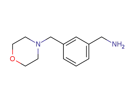 Molecular Structure of 91271-83-9 (3-MORPHOLIN-4-YLMETHYL-BENZYLAMINE)