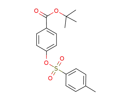 Molecular Structure of 1068160-19-9 (tert-butyl 4-{[(4-methylphenyl)sulfonyl]oxy}benzoate)
