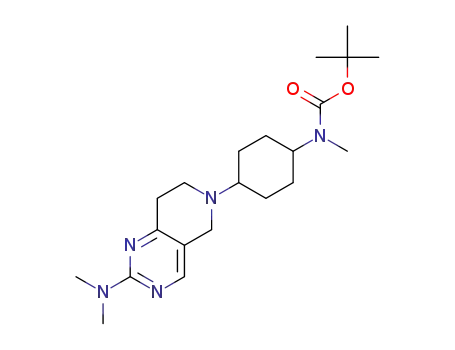 tert-Butyl 4-(2-(dimethylamino)-7,8-dihydropyrido[4,3-d]pyrimidin-6(5H)-yl)cyclohexyl(methyl)carbamate