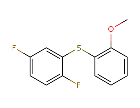 C<sub>13</sub>H<sub>10</sub>F<sub>2</sub>OS