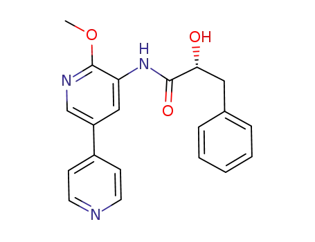 (R)-2-hydroxy-N-(6-methoxy-[3,4′-bipyridin]-5-yl)-3-phenylpropanamide