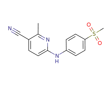2-methyl-6-{[4-(methylsulfonyl)phenyl]amino}-3-pyridinecarbonitrile