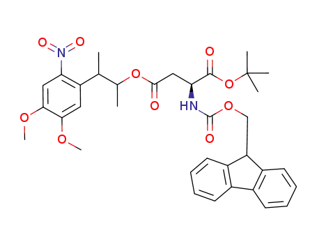α-tert-butyl threo-β-3-(4,5-dimethoxy-2-nitrophenyl)-2-butyl N-Fmoc-L-aspartate