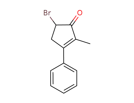 5-bromo-2-methyl-3-phenylcyclopent-2-enone
