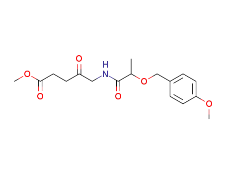 5-[2-(4-methoxy-benzyloxy)-propionylamino]-4-oxo-pentanoic acid methyl ester