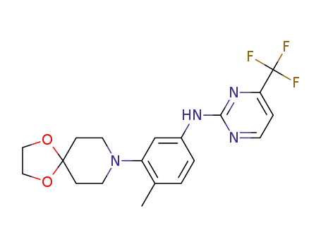 [3-(1,4-dioxa-8-aza-spiro[4.5]dec-8-yl)-4-methyl-phenyl]-(4-trifluoromethyl-pyrimidin-2-yl)-amine