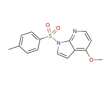 1H-Pyrrolo[2,3-b]pyridine, 4-methoxy-1-[(4-methylphenyl)sulfonyl]-