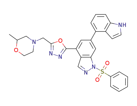 C<sub>29</sub>H<sub>26</sub>N<sub>6</sub>O<sub>4</sub>S