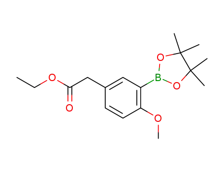 [4-methoxy-3-(4,4,5,5-tetramethyl-[1,3,2]dioxaborolan-2-yl)-phenyl]-acetic acid ethyl ester