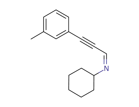 Molecular Structure of 1114547-94-2 ((Z)-N-(3-m-tolylprop-2-ynylidene)cyclohexanamine)