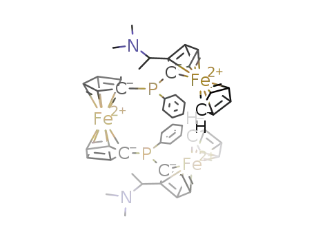 1,1′-Bis{(R)-{(RP)-2-[(S)-1-(diMethylaMino)ethyl]ferrocenyl}phenylphosphino}ferrocene