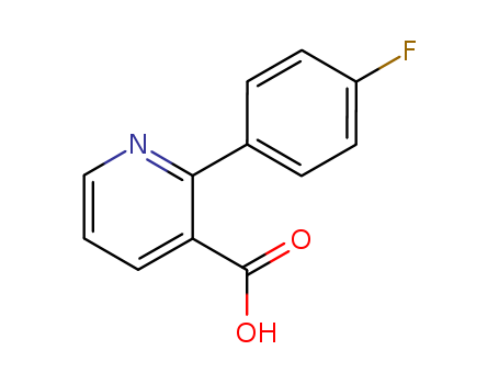 3-Pyridinecarboxylic acid, 2-(4-fluorophenyl)-