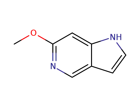Molecular Structure of 80862-08-4 (6-METHOXY-5-AZAINDOLE)