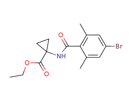 1-(4-Bromo-2,6-dimethyl-benzoylamino)-cyclopropanecarboxylic acid ethyl ester
