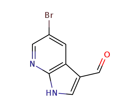 1H-피롤로[2,3-b]피리딘-3-카르복스알데히드, 5-브로모-