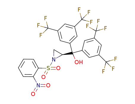 (S)-bis[3,5-bis(trifluoromethyl)phenyl][1-(2-nitrobenzenesulfonyl)aziridine-2-yl]methanol