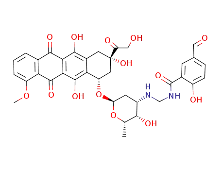 Molecular Structure of 850256-37-0 (doxorubicin-5-formylsalicylamide)