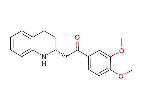 (R)-2-(1,2,3,4-tetrahydroquinolin-2-yl)-1-(3,4-dimethoxyphenyl)ethanone