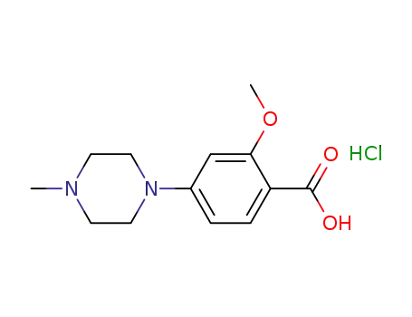 2-methoxy-4-(4-methylpiperazin-1-yl)benzoic acid hydrochloride