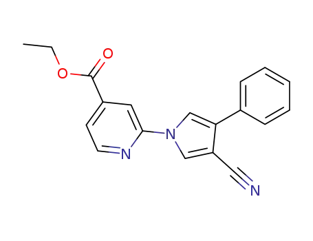 2-(3-Cyano-4-phenylpyrrole-1-yl)isonicotinic acid ethyl ester