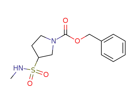 benzyl 3-[(methylamino)sulfonyl]-1-pyrrolidinecarboxylate