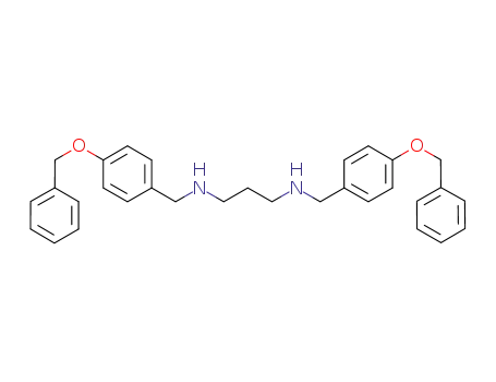Molecular Structure of 1010810-76-0 (N<sub>1</sub>,N<sub>3</sub>-bis(4-(benzyloxy)benzyl)propane-1,3-diamine)