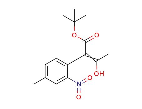 tert-butyl 3-hydroxy-2-(4-methyl-2-nitrophenyl)but-2-enoate