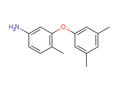 Molecular Structure of 1198117-28-0 (3-(3,5-dimethylphenoxy)-4-methylaniline)