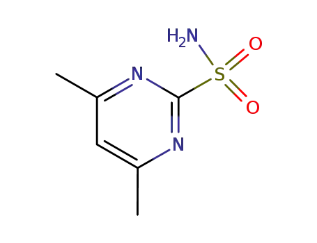 Molecular Structure of 35762-76-6 (SULFAMETHAZINE)