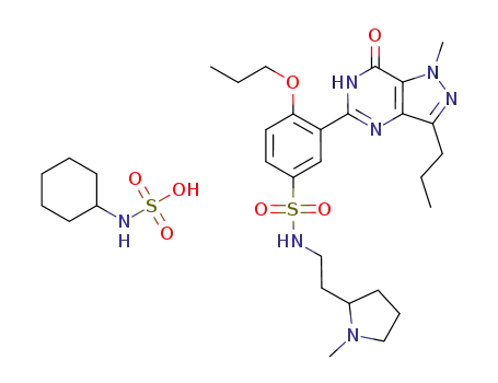 Molecular Structure of 1240622-32-5 (udenafil cyclamate)