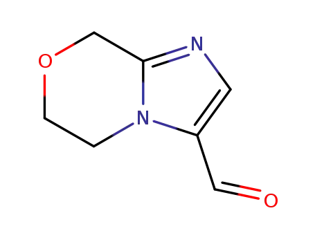 8H-Imidazo[2,1-c][1,4]oxazine-3-carboxaldehyde, 5,6-dihydro- (9CI)