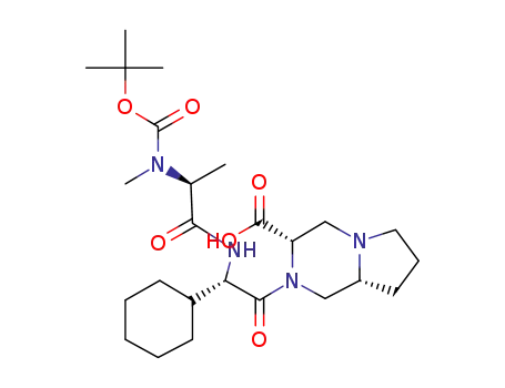 (3S,8aR)-2-[(2S)-2-{[N-(tert-butoxycarbonyl)-N-methyl-L-alanyl]amino}-2-cyclohexylacetyl]octahydropyrrolo[1,2-a]pyrazine-3-carboxylic acid