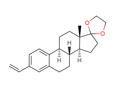 (8R,9S,13S,14S)-13-methyl-3-vinyl-6,7,8,9,11,12,13,14,15,16-decahydrospiro[cyclopenta[a]phenanthrene-17,2'-[1,3]dioxolane]