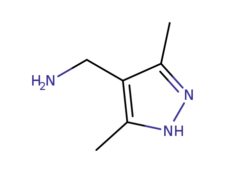 Molecular Structure of 518064-16-9 (1H-Pyrazole-4-methanamine,3,5-dimethyl-(9CI))