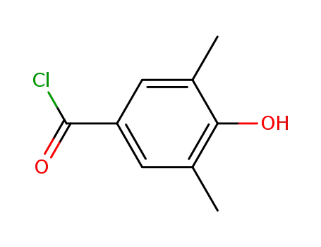 염화 벤조일, 4- 히드 록시 -3,5- 디메틸-(9CI)