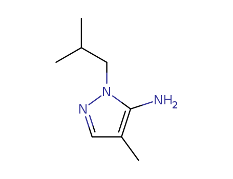 1H-Pyrazol-5-amine, 4-methyl-1-(2-methylpropyl)-