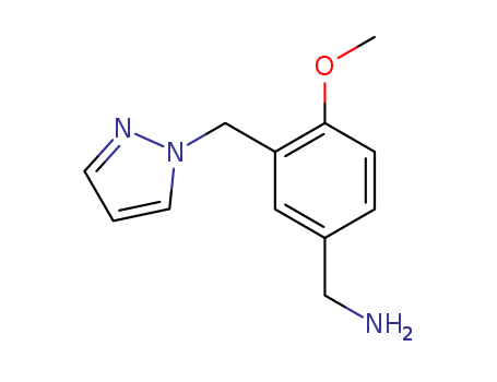 4-METHOXY-3-PYRAZOL-1-YLMETHYL-BENZYLAMINE