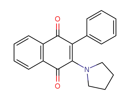 2-phenyl-3-(pyrrolidin-1-yl)naphthalene-1,4-dione