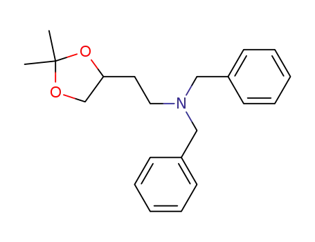 N,N-dibenzyl-2-(2,2-dimethyl-1,3-dioxolan-4-yl)ethanamine