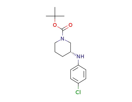 tert-Butyl (3R)-3-[(4-chlorophenyl)amino]piperidine-1-carboxylate