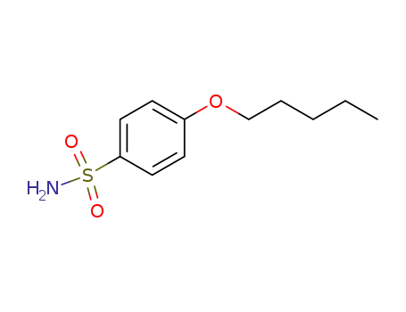 Molecular Structure of 1141-94-2 (Benzenesulfonamide, 4-(pentyloxy)-)