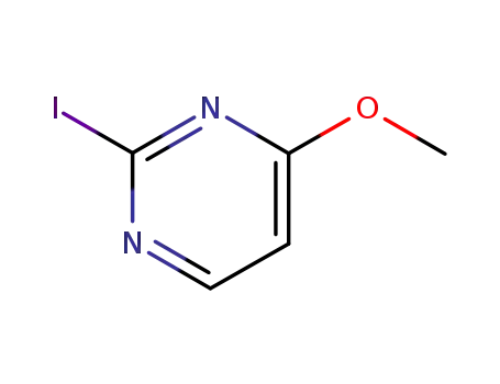 Molecular Structure of 262353-35-5 (Pyrimidine, 2-iodo-4-methoxy- (9CI))