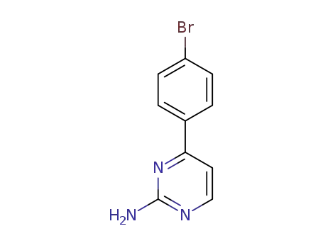 Molecular Structure of 392326-81-7 (4-(4-BROMOPHENYL)PYRIMIDIN-2-AMINE)