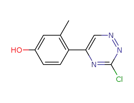 4-(3-chloro-1,2,4-triazin-5-yl)-3-methylphenol