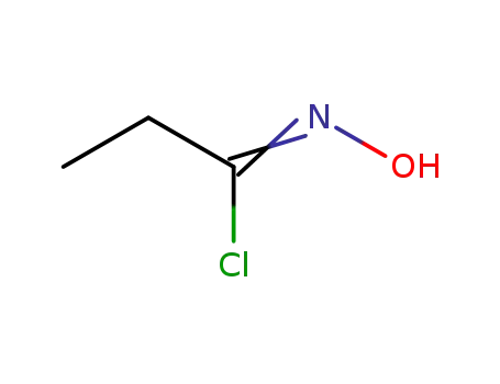 Molecular Structure of 35749-33-8 (Propanimidoyl chloride, N-hydroxy-)