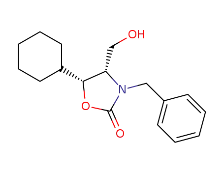 (4S,5R)-3-benzyl-5-cyclohexyl-4-(hydroxymethyl)oxazolidin-2-one