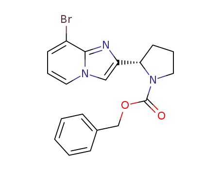 (S)-benzyl-2-(8-bromoimidazo[1,2-a]pyridin-2-yl)pyrrolidine-1-carboxylate