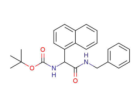 (RS)-N-benzyl 2-(t-butoxycarbonylamino)-2-(naphthalen-1-yl)acetamide