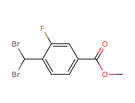 4-dibromomethyl-3-fluorobenzoic acid methyl ester