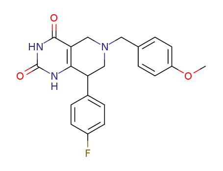 8-(4-fluorophenyl)-6-(4-methoxybenzyl)-5,6,7,8-tetrahydropyrido[4,3-d]pyrimidine-2,4(1H,3H)-dione